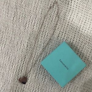 TIFFANY & CO double heart necklace